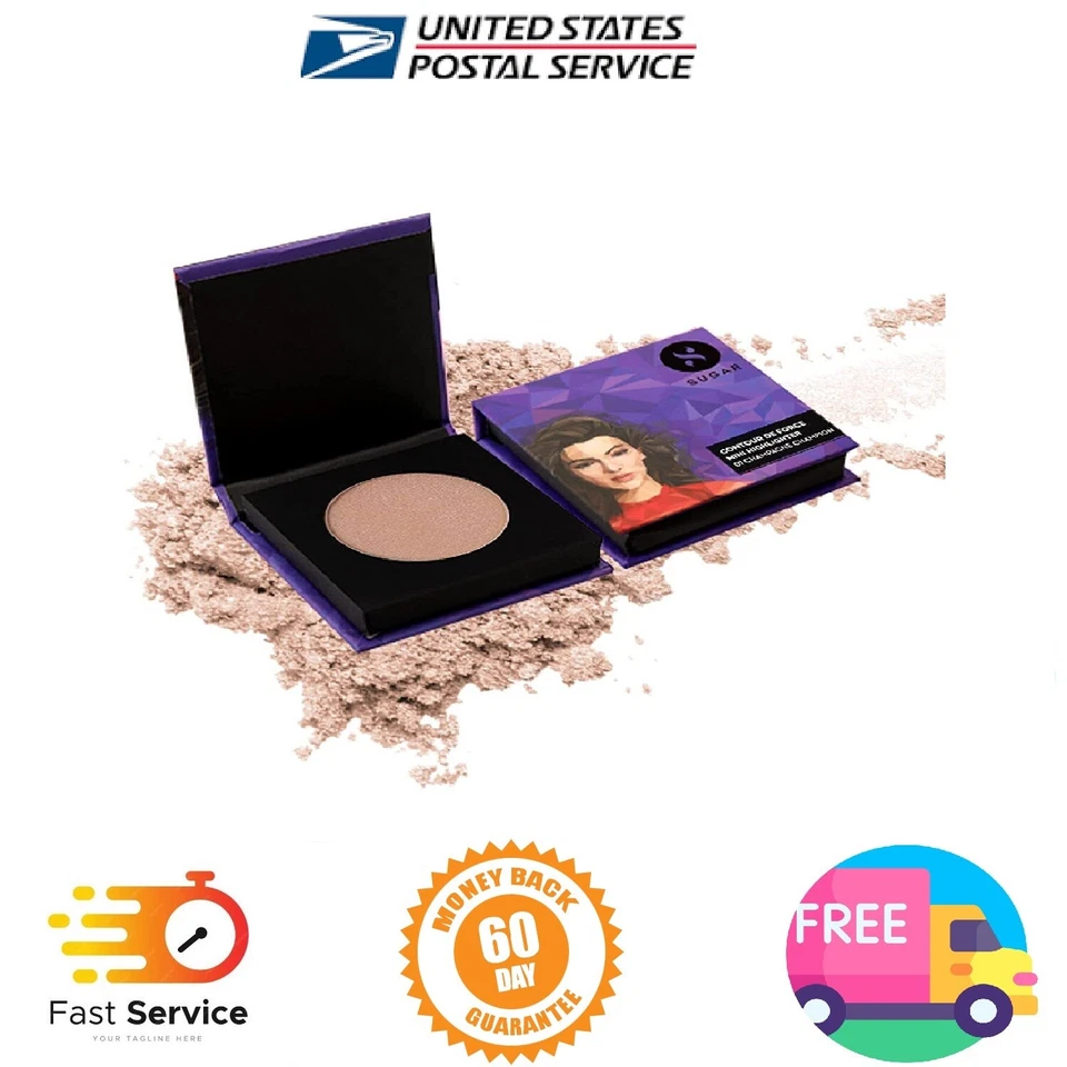 SUGAR Cosmetics Mini Highlighter Lightweight, Easily Blendable - 4 gm - Image 1 of 1