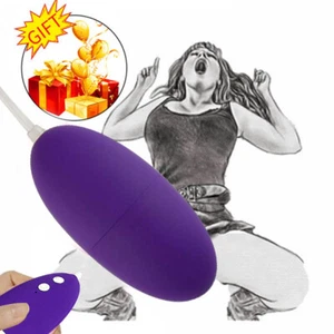 Remote Vibrating Egg Bullet Vibrator Dildo G-spot Massager-Adult Women-Sex-Toys - Picture 1 of 11