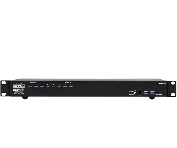Tripp-Lite 8-Port HDMI KVM Switch 4K 60Hz USB 3.0 1U Rack-Mount B024-H4U08 NIB - Image 1 of 4