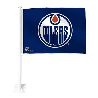 Edmonton Oilers Official NHL Licensed 11X14" Window Mount 2-Sided Car Flag New - Image 1 of 4