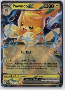 Pawmot EX 073/197 Pokemon Obsidian Flames Double Rare Holo - Picture 1 of 2