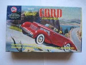 Original BOX ONLY, 1937 Cord Convertible Pyro Plastics Corp, Hobby Kit - Picture 1 of 7