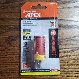 Crescent Apex Eshok-Guard 1000 Volt Isolatore presa nominale ad impatto 1/4" X 2" - Foto 1 di 8
