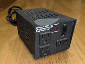 Simran SM-300D Up/Down Voltage Converter 300 Watts 110V or 220V Fuse Protection - Picture 1 of 4