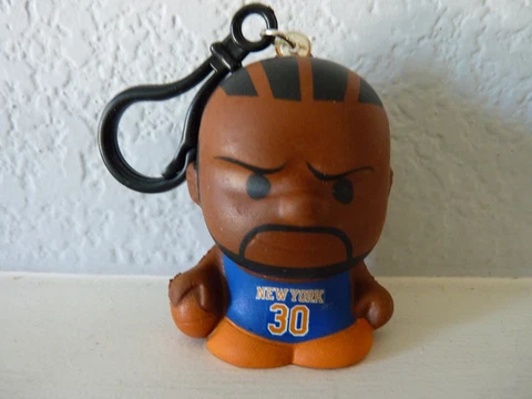 NBA New York Knicks Julius Randle Squeezymates Foam Bag Clip Keychain 2.5" Cover