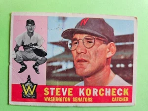1960 Topps Baseball Steve Korcheck #56 Washington Senators - Bild 1 von 2