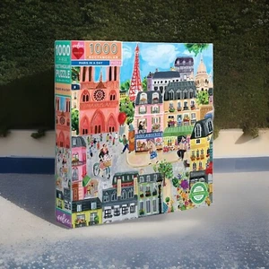 Paris in a Day - 1000 Piece Jigsaw Puzzle - eeBoo - BRAND NEW - Picture 1 of 3