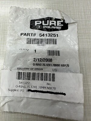 Genuine Polaris 5413251  O-Ring - Image 1 of 2