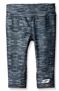 Skechers Girls Leggings, Black, XL - Picture 1 of 1