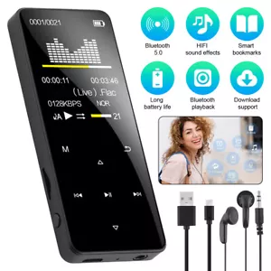 MP3/MP4 Player Support 128GB Bluetooth Lossless Music FM Radio Recorder Sport US - Picture 1 of 17