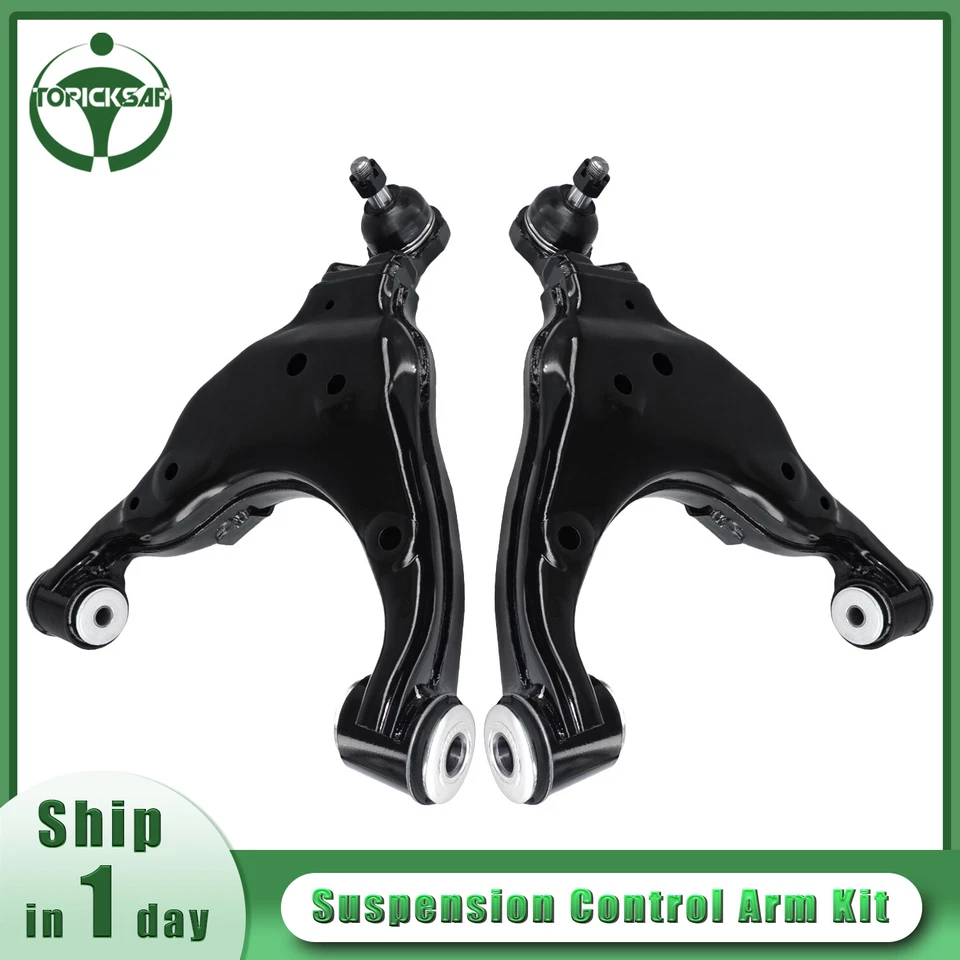 Brazos de control inferiores delanteros y rótulas para Toyota Tacoma 2005-2013 2014 2015 Foto 1 de 4
