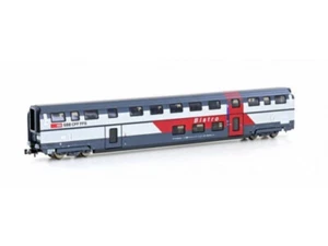 Hobbytrain scala N H25130 Carrozza IC2000 2 Piani BISTRO SBB New - Foto 1 di 1