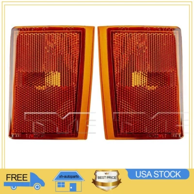 TYC Left Right Side Marker Light Assembly 2x for 1988 - 1993 Chevrolet C1500 - Image 1 of 4