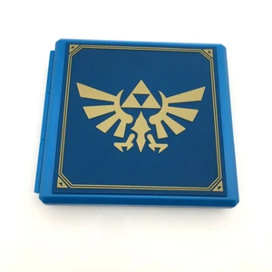 Blue Zelda 12 in 1 Portable Game Card Storage Case box for Nintendo Switch NS - Picture 1 of 9