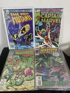 The New Mutants Inhumanoids Colección de Cuatro Cómics Tempranos Número Uno Alto - Imagen 1 de 13