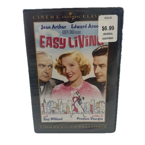 Easy Living (DVD, 1937 Universal) Jean Arthur, Edward Arnold - Brandneu - Bild 1 von 2