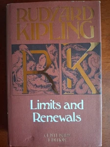 Limits and Renewals by Rudyard Kipling - Centenary Edit Hardcover  - Picture 1 of 13