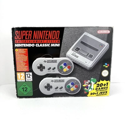 Console NINTENDO SNES MINI BOXATA con 2 controller,alimentatore,hdmi-COME NUOVA - Immagine 1 di 4