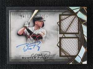 Topps Diamond Icons 2022 reliquias dobles para un jugador/10 Buster Posey automático - Imagen 1 de 4
