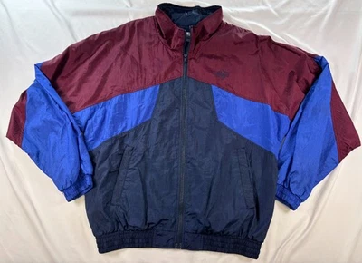 Винтажная нейлоновая ветровка на молнии MacGregor Colorblock размер средний 1980-е - Изображение 1 из 4