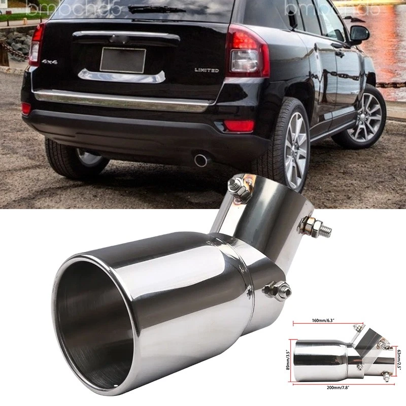 For Jeep 4x4 Limited Car Exhaust Pipe Tip Rear Tail Muffler Stainless Steel - Image 1 of 4