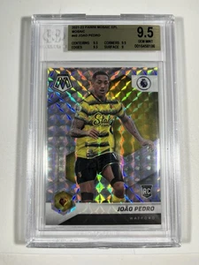 2021-22 Panini Mosaic Joao Pedro Red & Green Prizm Rookie RC SGC 9.5 Gem Mint - Picture 1 of 6