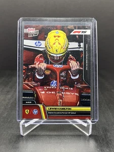 2025 Topps Now F1 Lewis Hamilton Make Scuderia Ferrari HP Debut 012 (B) - Bild 1 von 2