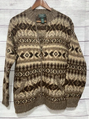 Vintage Ralph Lauren Exclusive Hand Knit Wool Nordic Sweater Jacket Small EUC - Image 1 of 4