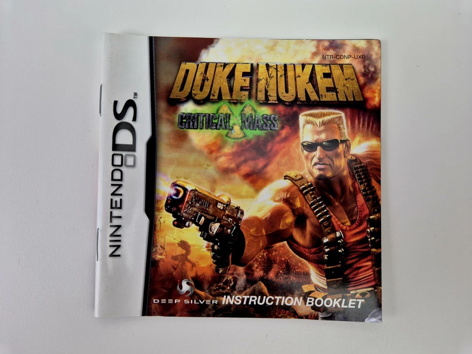 Manual Only - Duke Nukem: Critical Mass Nintendo DS - No Game Included  - Image 1 of 1
