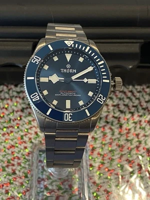 THORN Titanium PT5000 Diver 200M Automatic Watch 39mm C3 BGW9 Ti3 Pelagos - Image 1 of 4