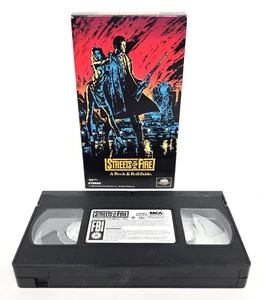 Streets Of Fire (VHS, 1984) Drama, Michael Pare, Diane Lane, Rick Moranis - Picture 1 of 6