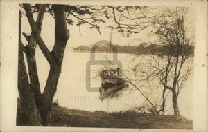 RPPC Hawaii c1910 Sailing Boat on Water Real Photo Postcard 117443 - Picture 1 of 5