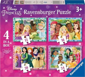 Ravensburger Jigsaw Puzzle 4 in 1 Pieces Disney Princesses 3+ Kids - Picture 1 of 5