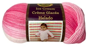 1 Skein Lion Brand Yarns Ice Cream “Strawberry” 923-207 Acrylic 3.5 Oz. NEW - Picture 1 of 3