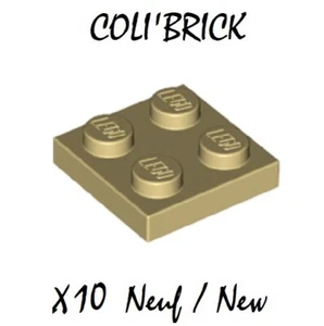 Lego 3022 - 10x Platte / Platte 2x2 - Sand beige / hellbraun - NEU - Bild 1 von 1