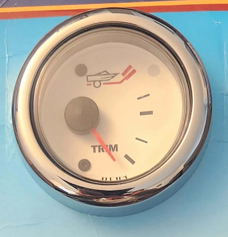 Medidor de ajuste VDO 3824153 Ocean Line blanco/cromo Mariner/mercurio/OMC/Cobra IO/OB Foto 1 de 1