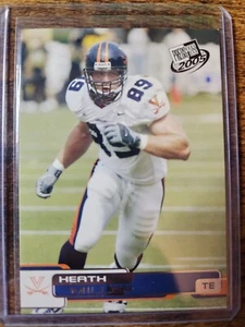 2005 Press Pass Heath Miller Rookie RC #32 Virginia Pittsburgh Steelers - Picture 1 of 2