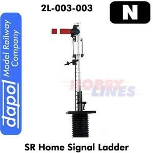 SIGNAL SR HOME Ladder Semaphore with LED Southern Railway N Dapol 2L-003-003 - Picture 1 of 2