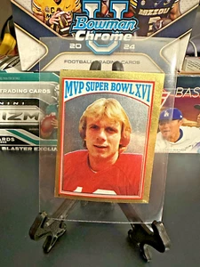 Pegatinas Joe Montana 1982 Topps Jugador Más Valioso Super Bowl XVI Salón de la fama #5 San Francisco 49ers - Imagen 1 de 2