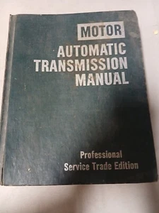 MOTOR automatic transmission manual 1985 edition Professional service trade edit - Imagen 1 de 2