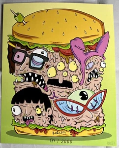 Bob’s Burgers Cronen-Burgers Print  BAM! Box - Picture 1 of 1