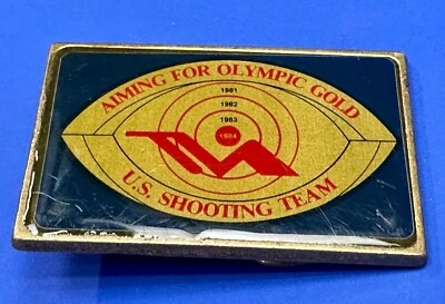 Apuntando al oro olímpico - Los Ángeles 1984 Equipo de tiro de Estados Unidos Hebilla de cinturón  Foto 1 de 4