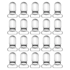 20PCS Suspender Clips Metal Sheet Straps Holder Clip Bib Holder - Picture 1 of 9