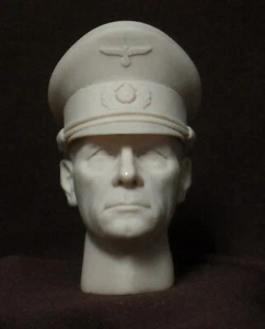 ##2142 ERWIN ROMMEL WWII CUSTOM RESIN UNPAINTED HEAD SCULPT 1/6 scale - Picture 1 of 3