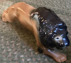 Robinson Ransbottom Prowling Lion Pottery Figure 19” - Picture 1 of 12