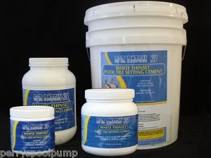 E-Z Patch® 3 White Thinset Pool Tile Repair Cement EZP-132 3 pounds - Picture 1 of 1