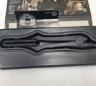 Croc TurboIon Masters Infrared Flat Iron Titanium Hair Straightener 1" - Image 1 of 4