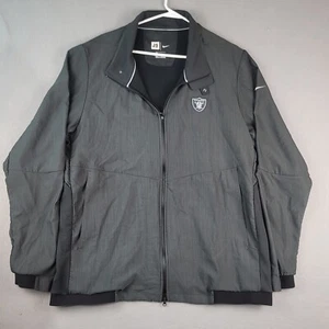 NIKE LAD VEGAS RAIDERS FULL ZIP  JOURNEY GRAY ATHLETIC JACKET MENS XL 924409-060 - Picture 1 of 17