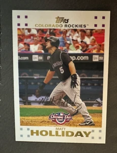Matt Holliday 2007 Topps Opening Day #19 Card Colorado Rockies - Picture 1 of 2