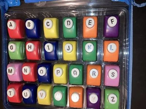 Alphabet A-Z Scrapbooking Paper Cutting Capital Letter Punch Set in Carring Case - Picture 1 of 6